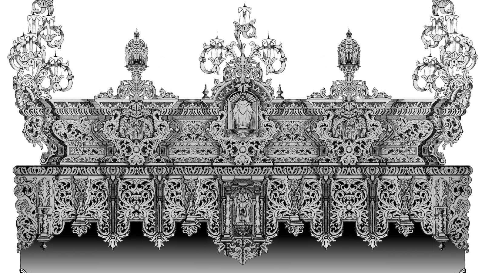 Boceto digital del proyecto de paso.