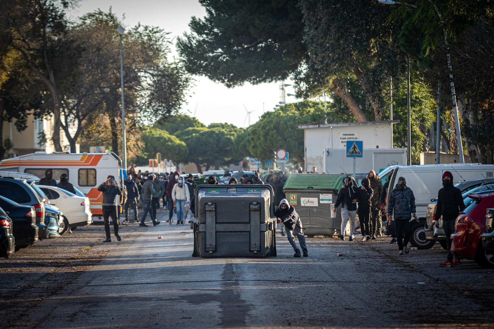 Imágenes de la novena jornada de huelga del metal en Cádiz