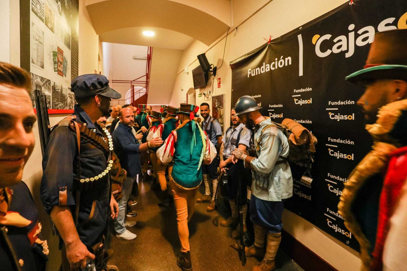 El ambiente en los camerinos del teatro