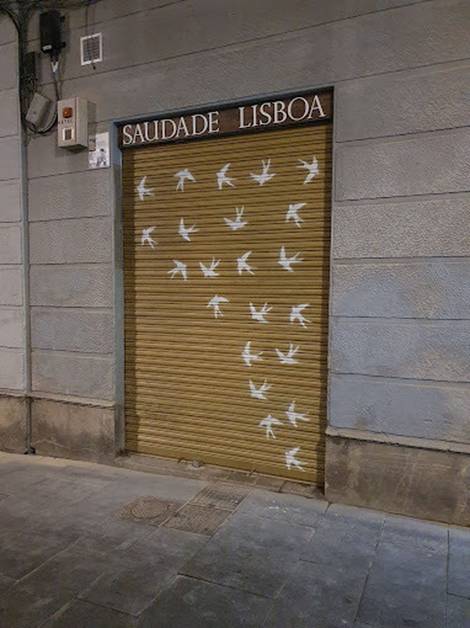 Persiana echada del Saudade Lisboa