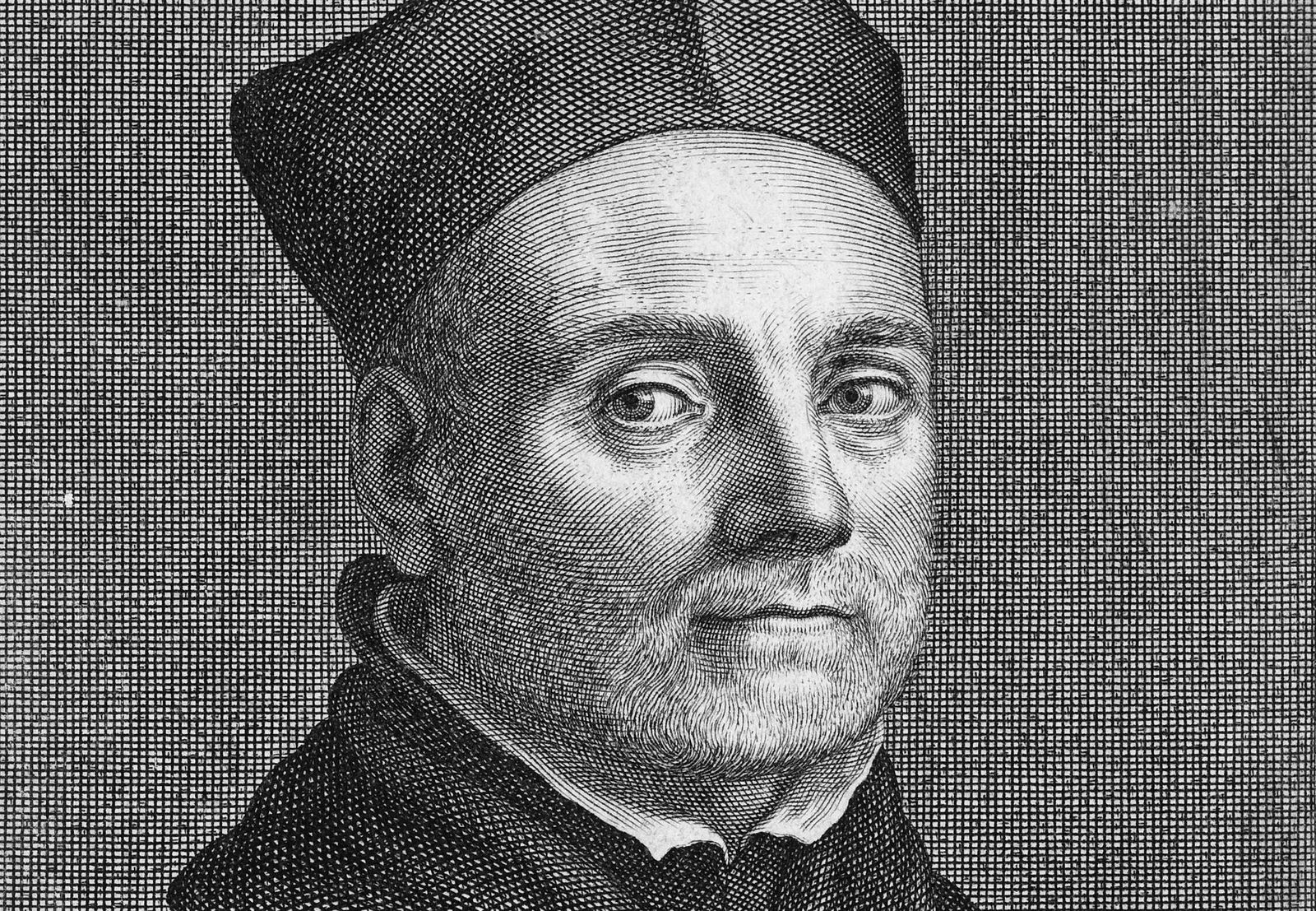 Athanasius Kircher (Fulda, Hesse, 1602-Roma, 1680) en un grabado de Cornelis Bloemaert (1665).