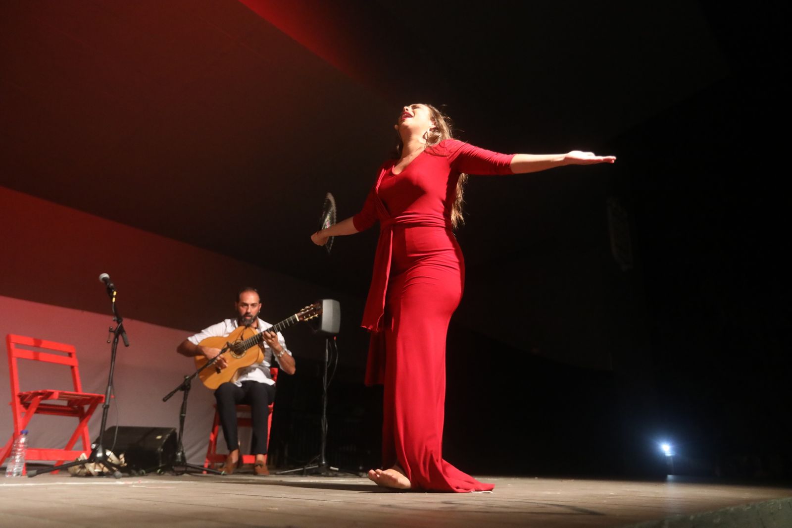 La noche flamenca en el Parque de San Fernando, en imágenes