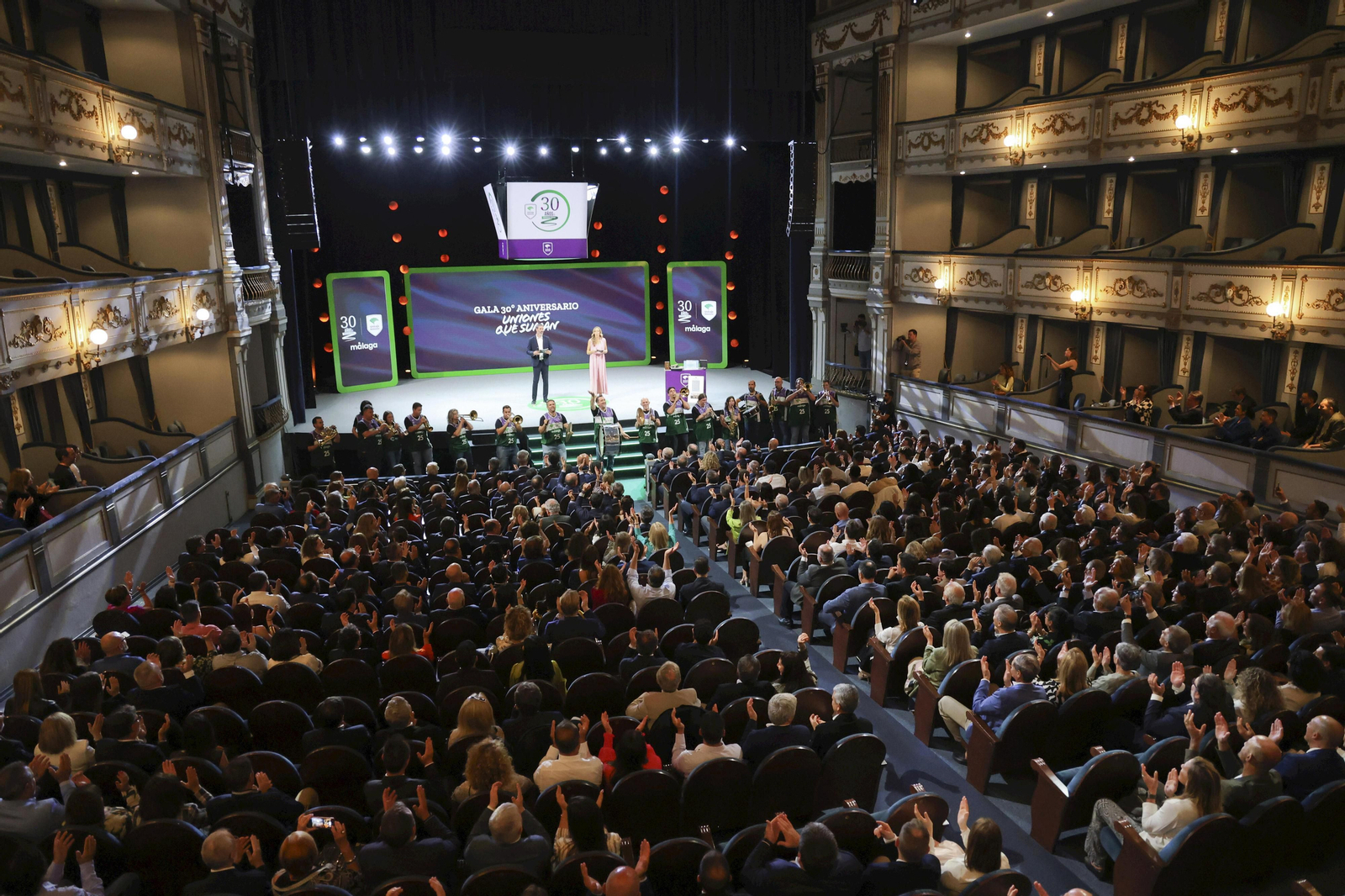 La gala del 30 aniversario de la unión Caja de Ronda-Maristas, en fotos