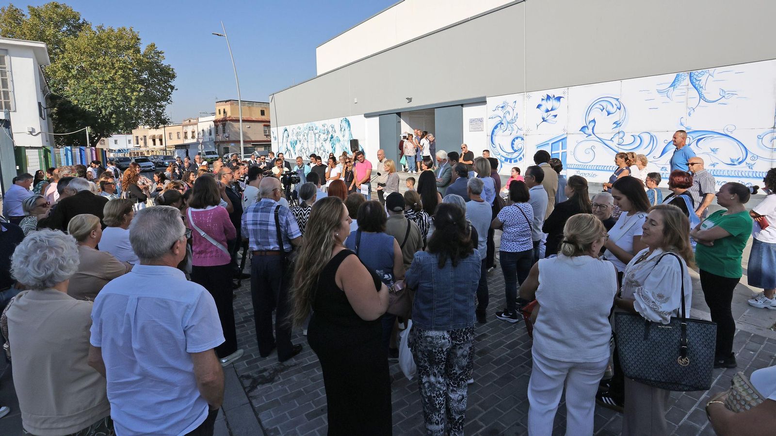 Acto oficial de reinauguración del Mercado Federico Mayo, en la zona sur de Jerez.