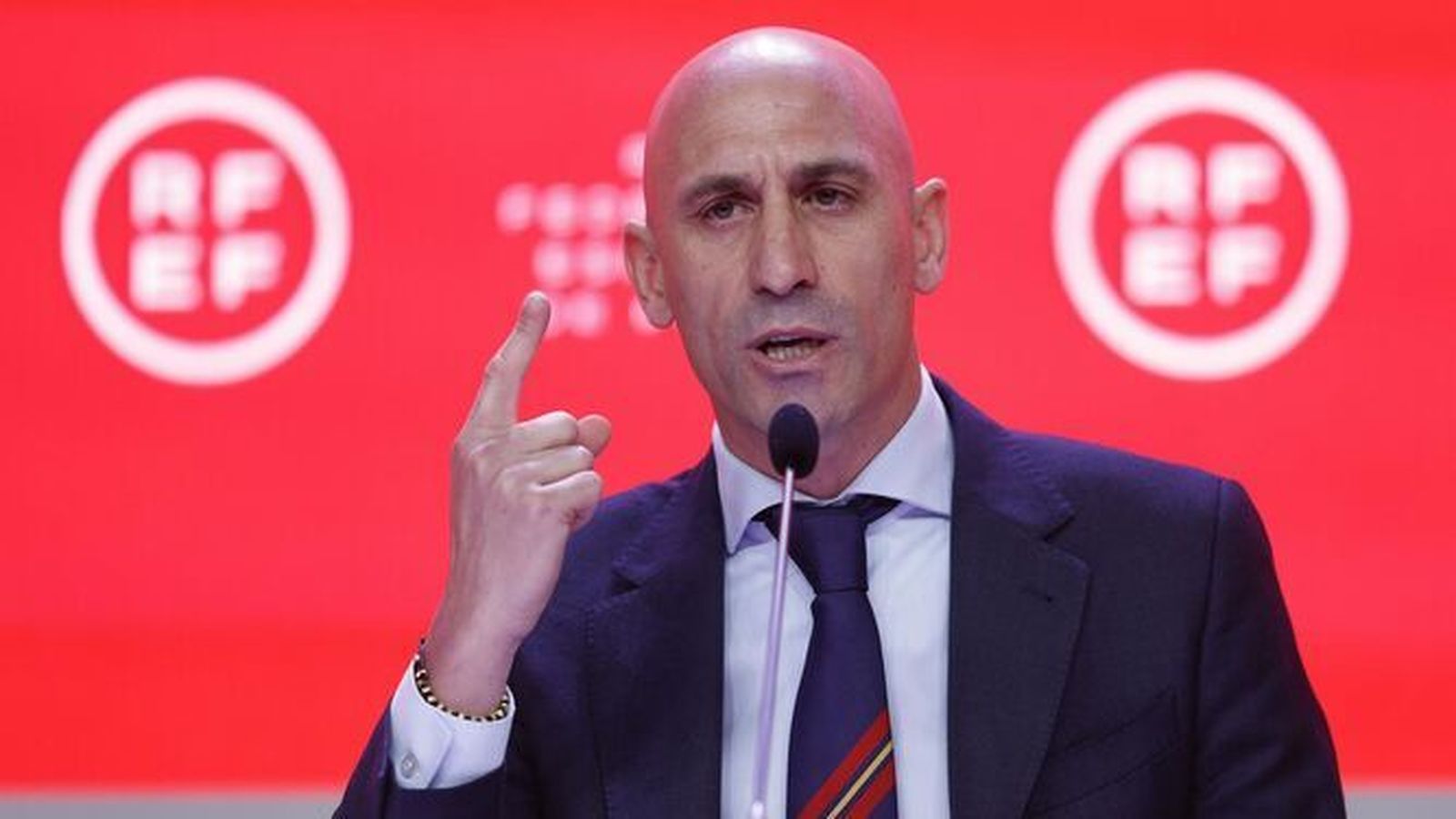 Luis Rubiales, presidente de la Federación Española de Fútbol