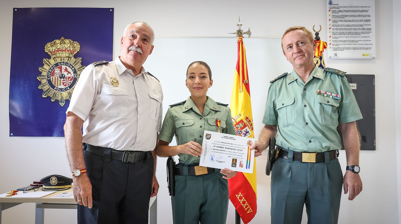 Imágenes de la entrega de las medallas de oro del Santo Ángel