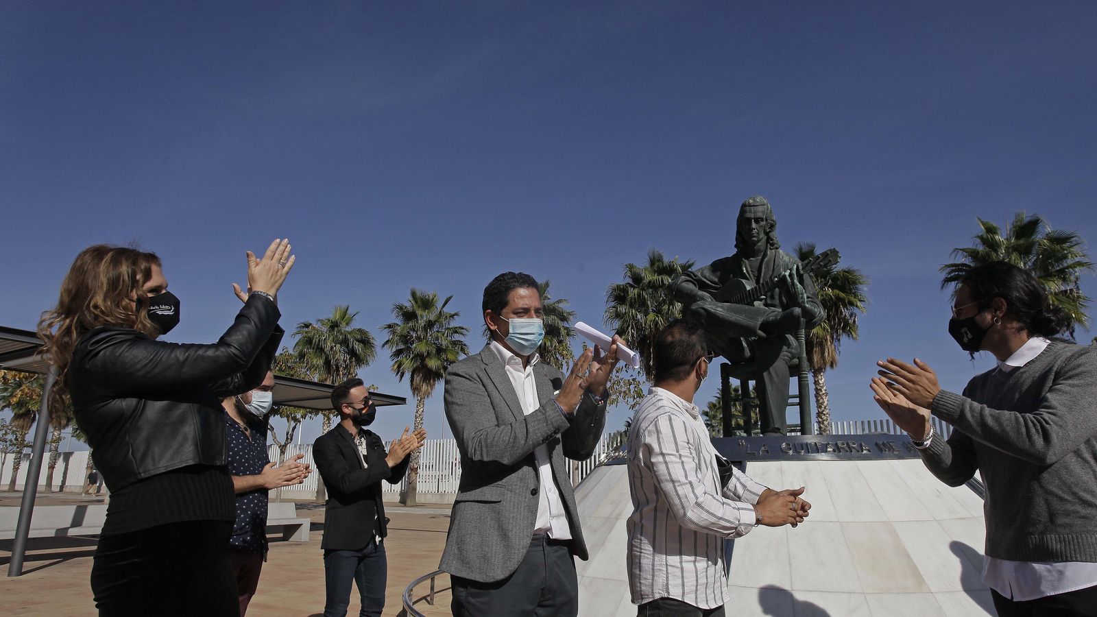 Aplausos para Paco de Lucía.