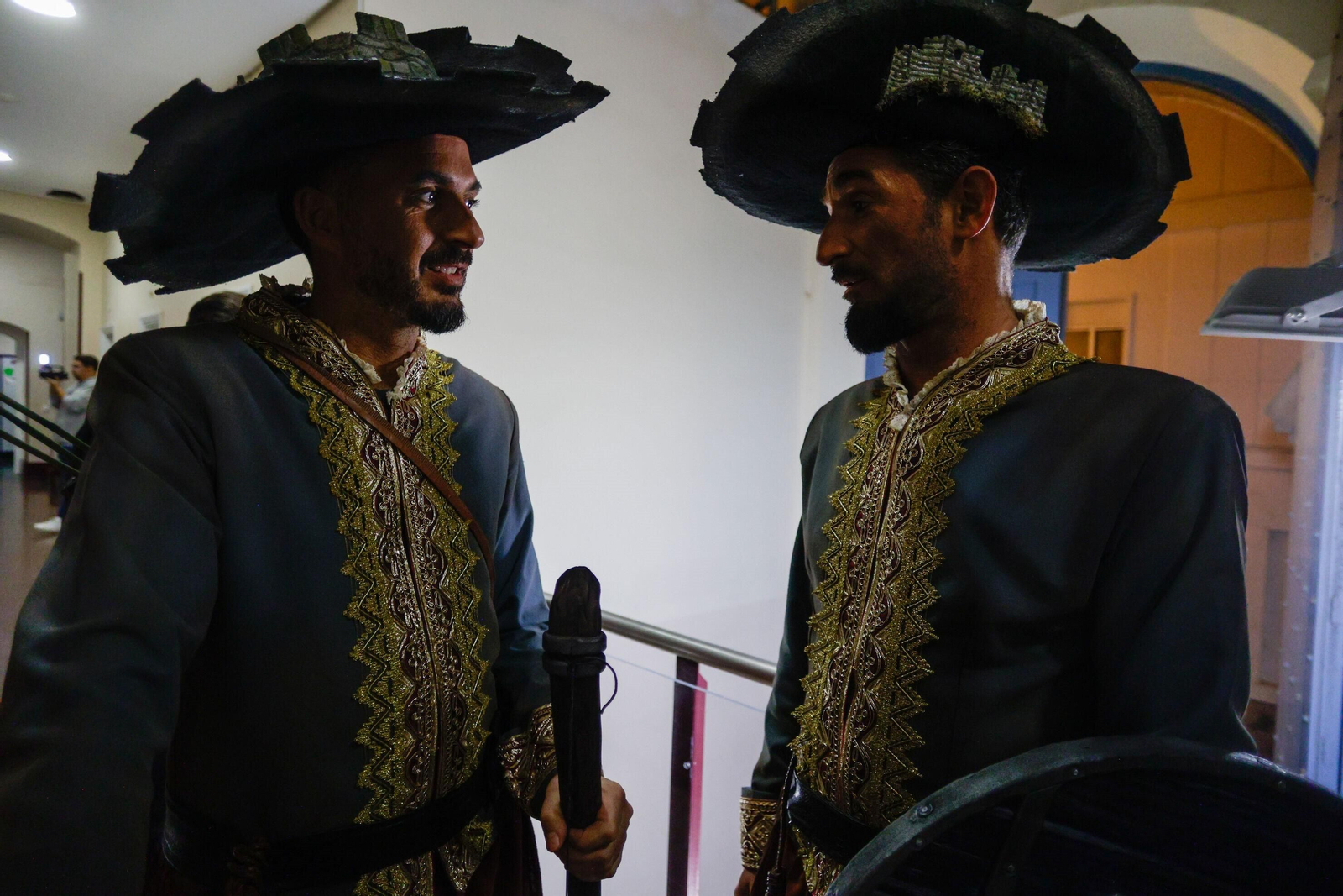 El ambiente en los camerinos del teatro.
