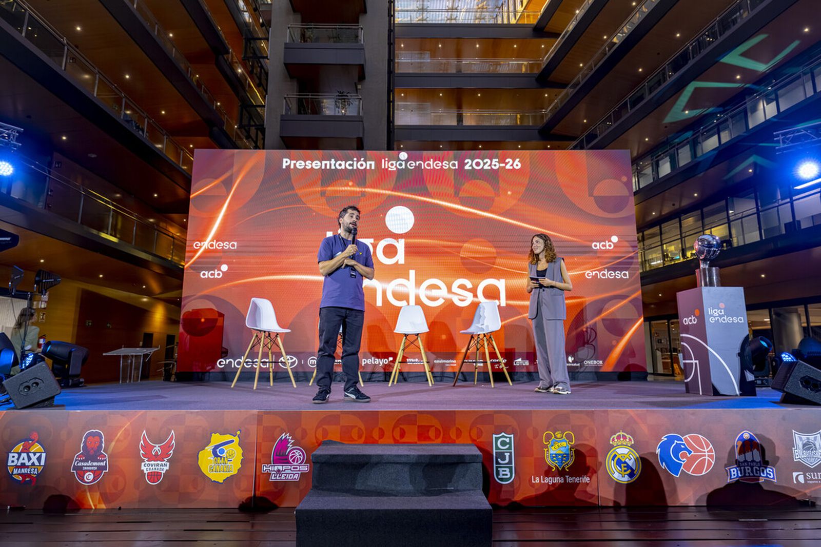 Las imágenes de la presentación de la Liga Endesa 25/26