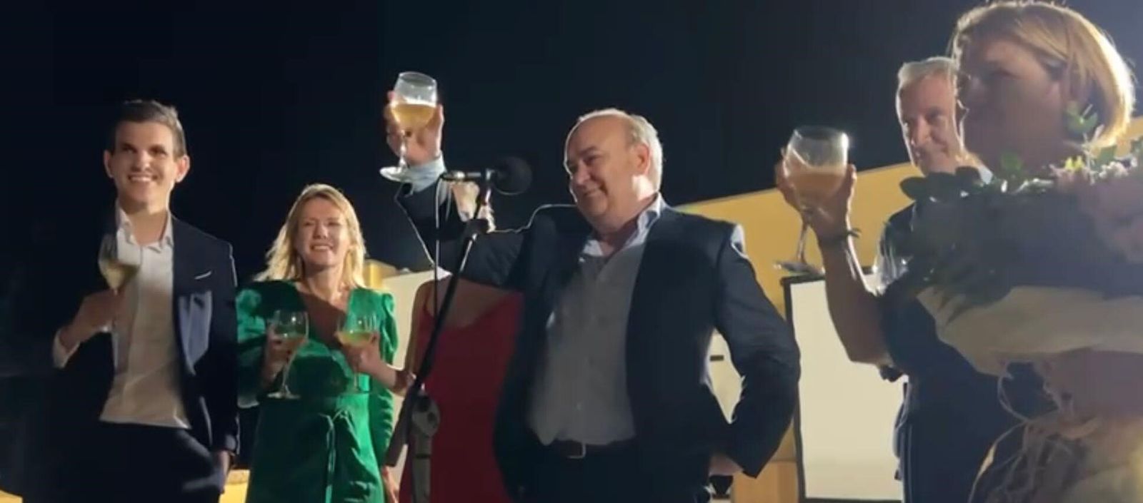 Homenaje a Pelayo y Ana en el Baluarte