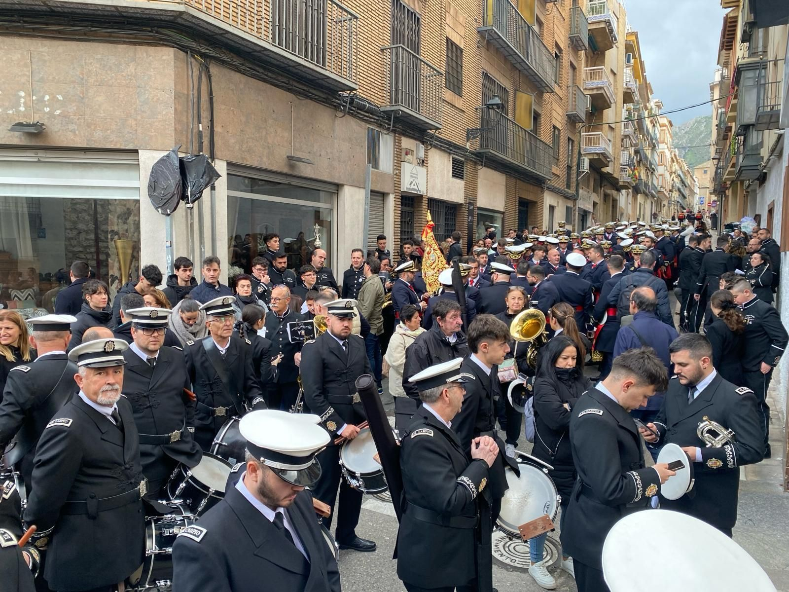 En imágenes: Primera suspensión en la tarde del Jueves Santo
