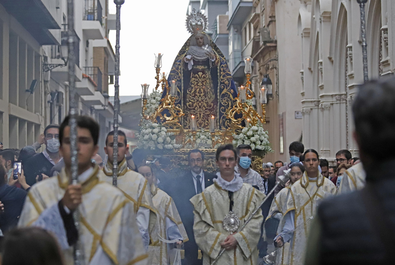 Imágenes del traslado de María Santísima de la Concepción a la Iglesia Conventual de Santa María de Gracia