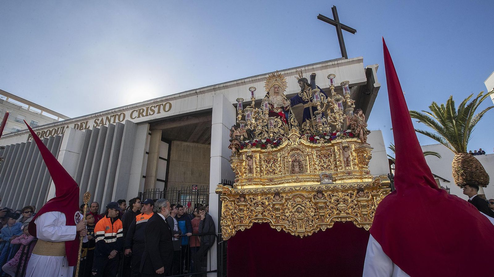 El paso de misterio de Afligidos, de San Fernando.