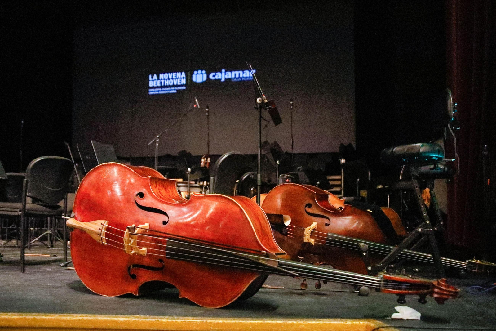 Imágenes de la novena Beethoven interpretado por la OCAL y Orfeón para Cajamar