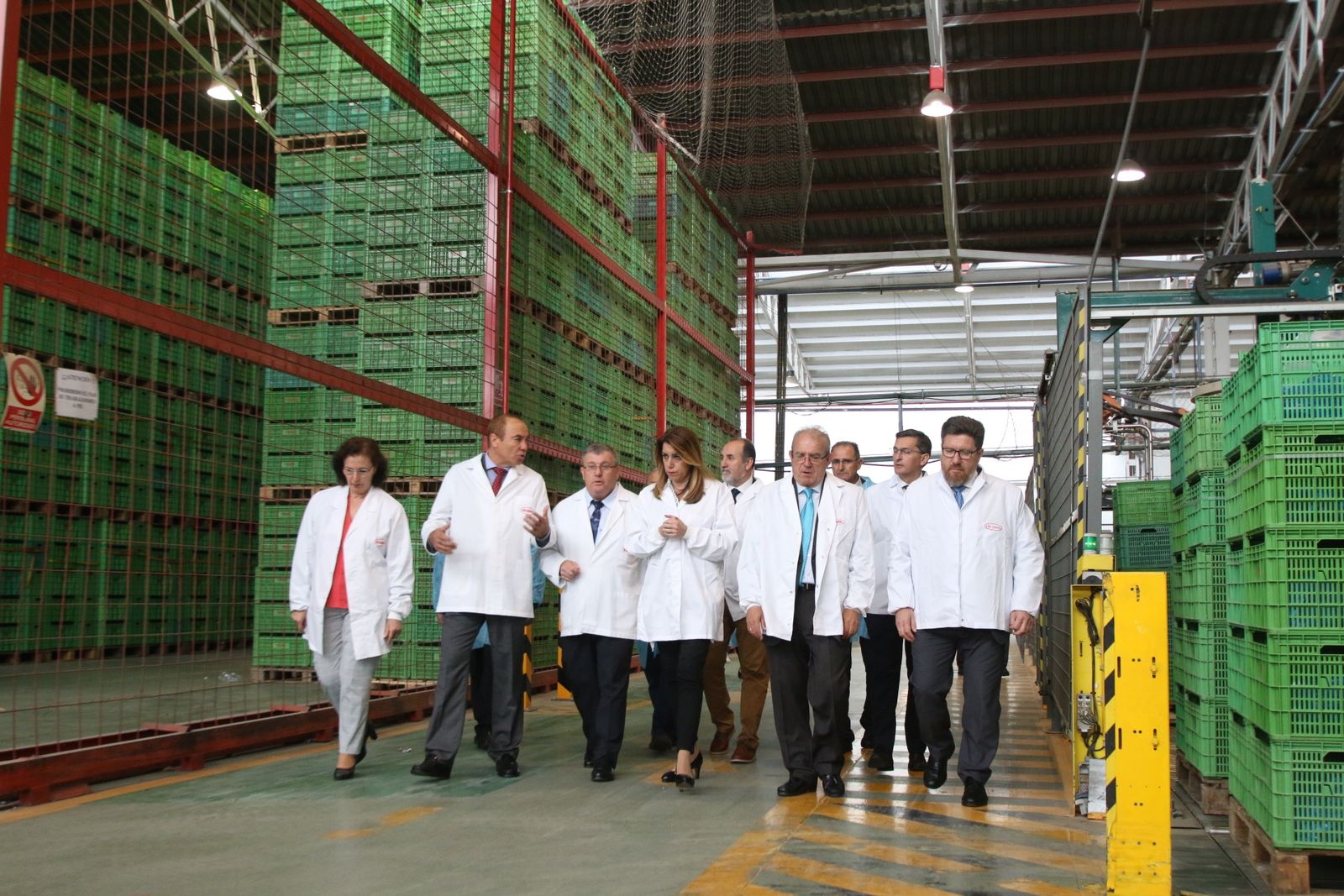 Las imágenes de la visita de Susana Díaz a Almería