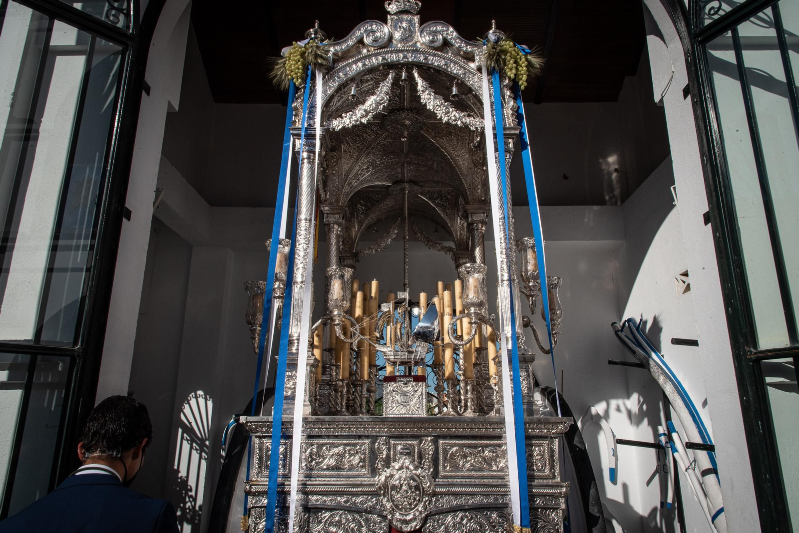 Imágenes de la misa de romeros de la Hermandad de Huelva
