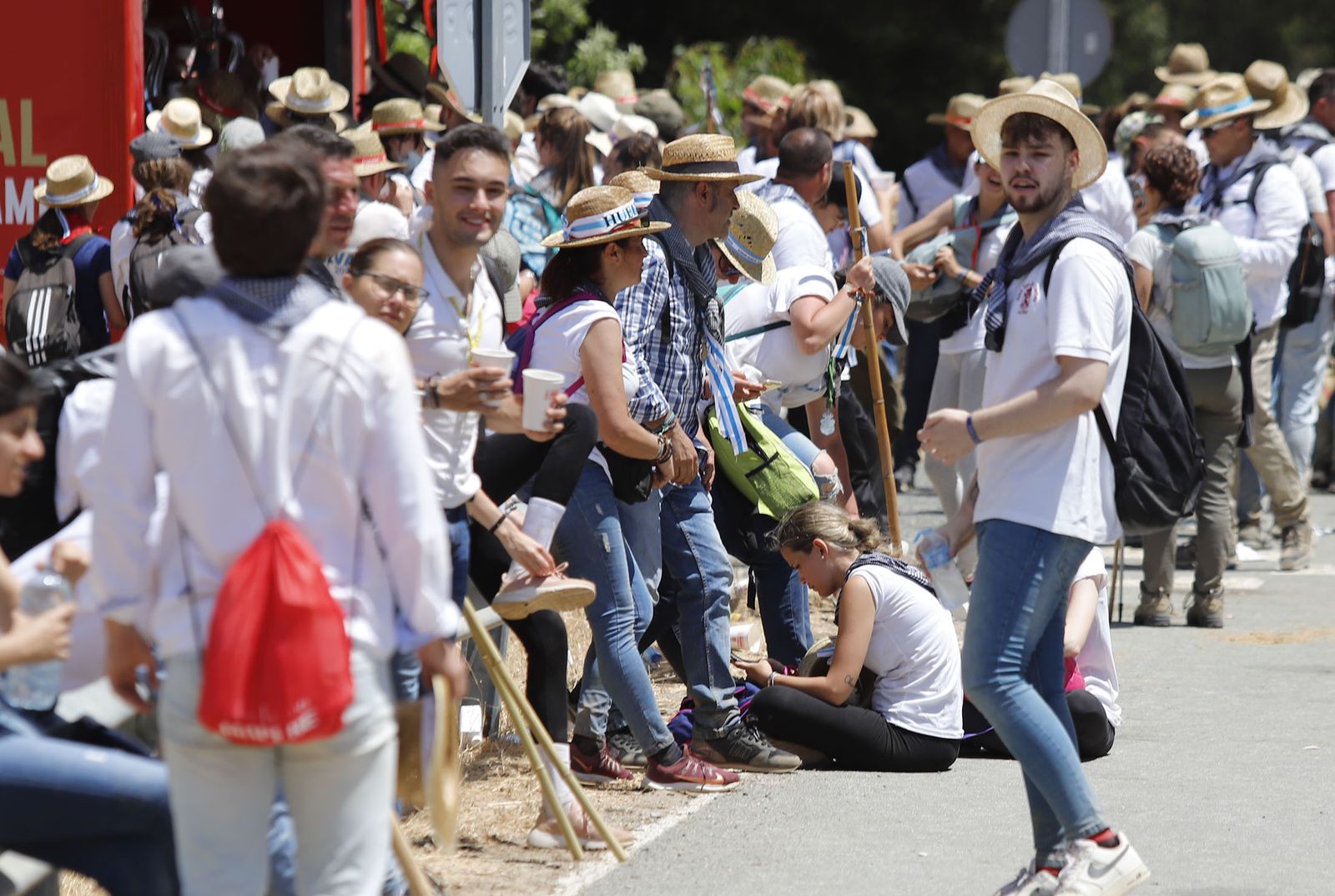 Todos los peregrinos de la Hermandad de Huelva, en imágenes