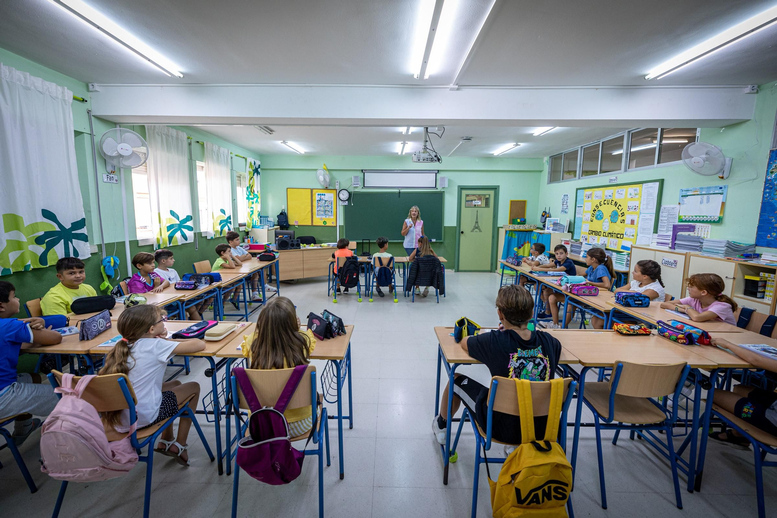 Primer día de la vuelta al cole, en imágenes