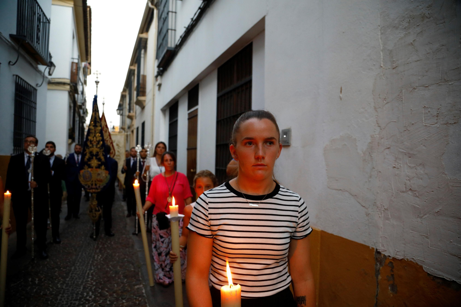 La procesión de San Lorenzo Mártir en Córdoba, en imágenes