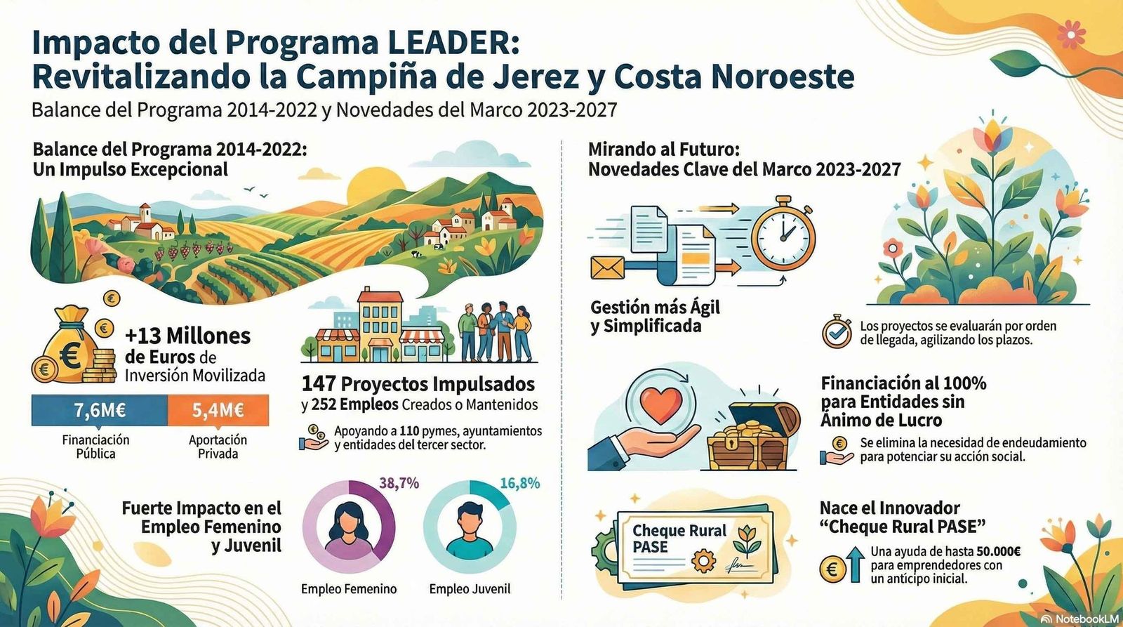 Infografía-balance del Programa Leader.