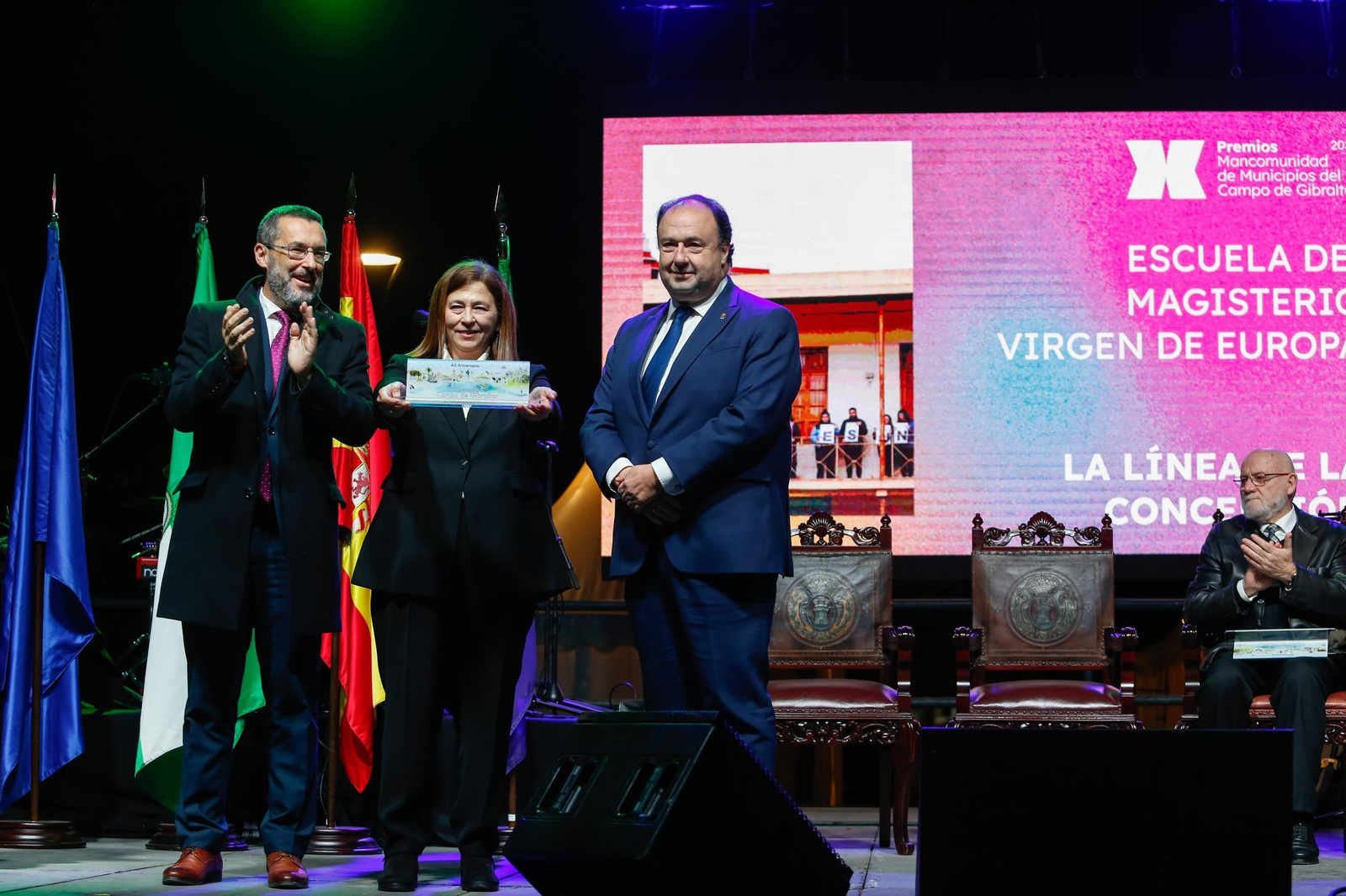Las fotos de la entrega de los premios por el 40 aniversario de la Mancomunidad del Campo de Gibraltar