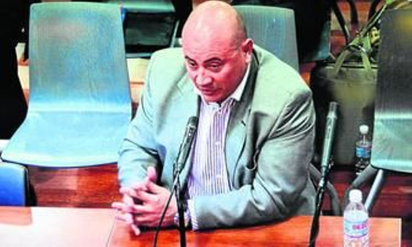 Benavente, durante su declaración de ayer.