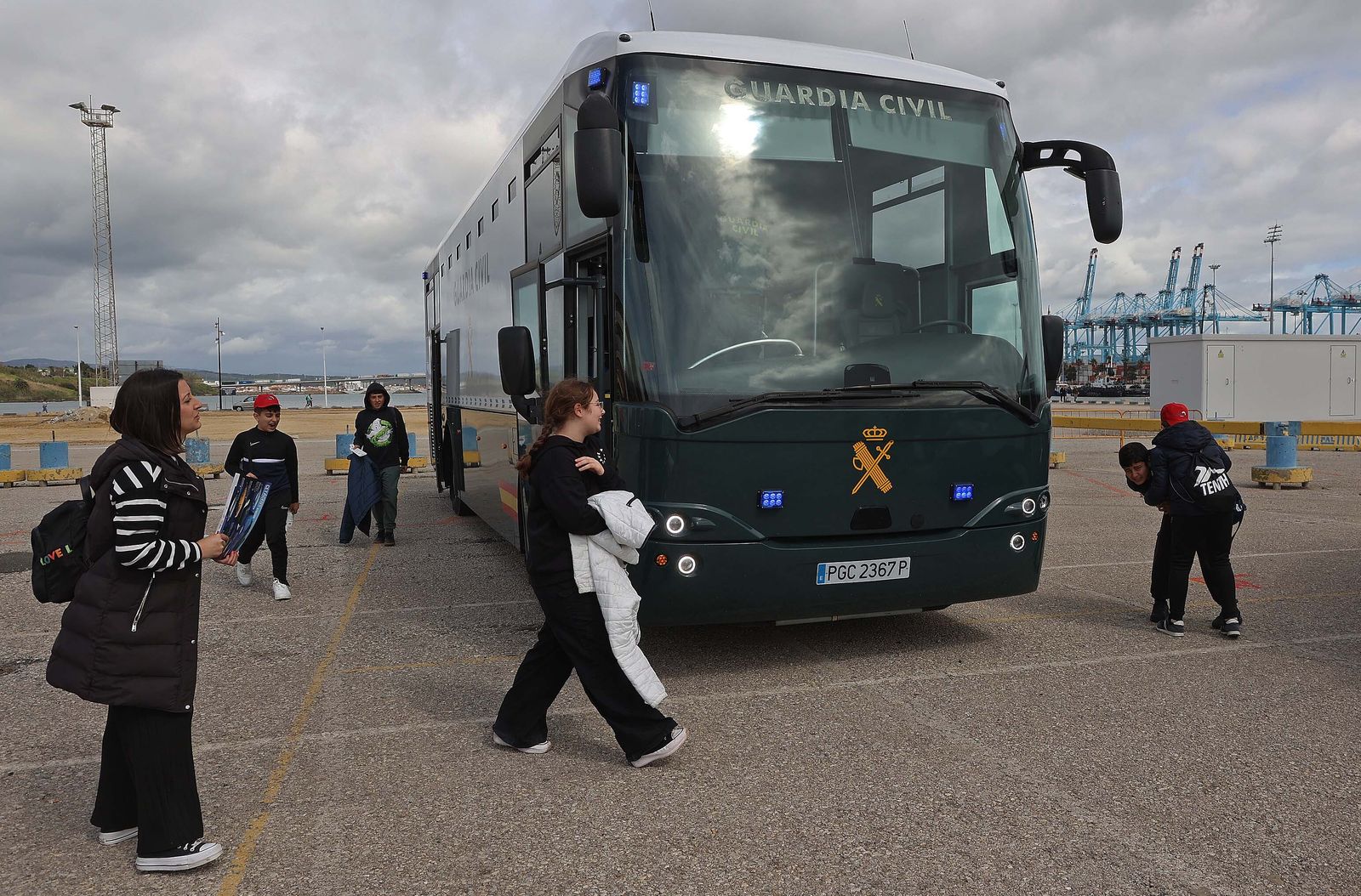 Imágenes del Día Europeo del 112 celebrado en el Puerto de Algeciras