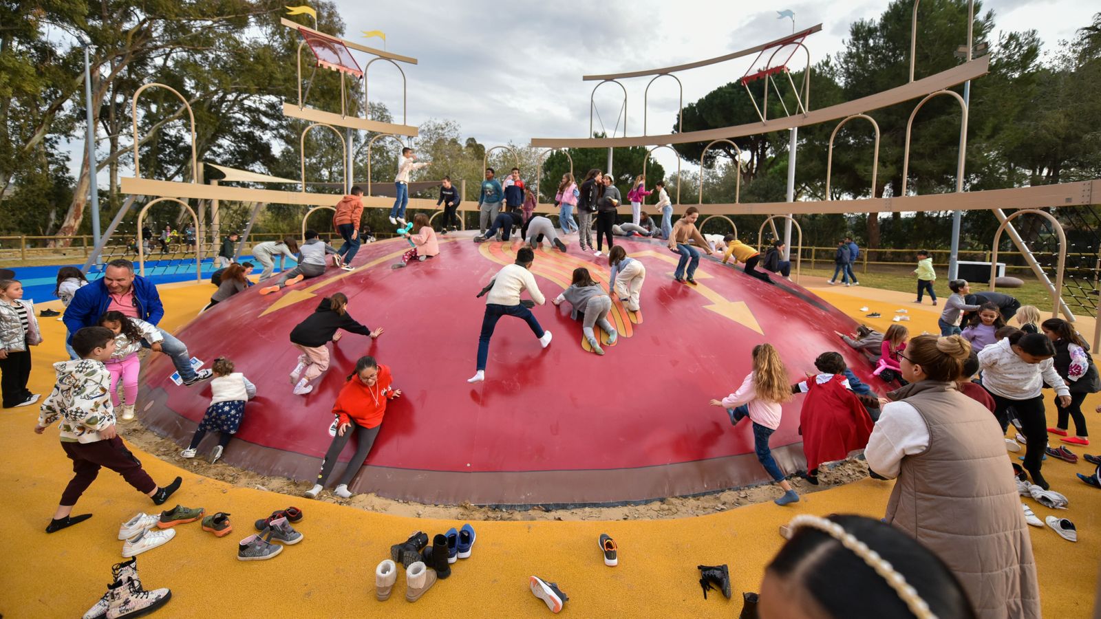 La inauguración del parque Barbésula en Guadiaro, en imágenes