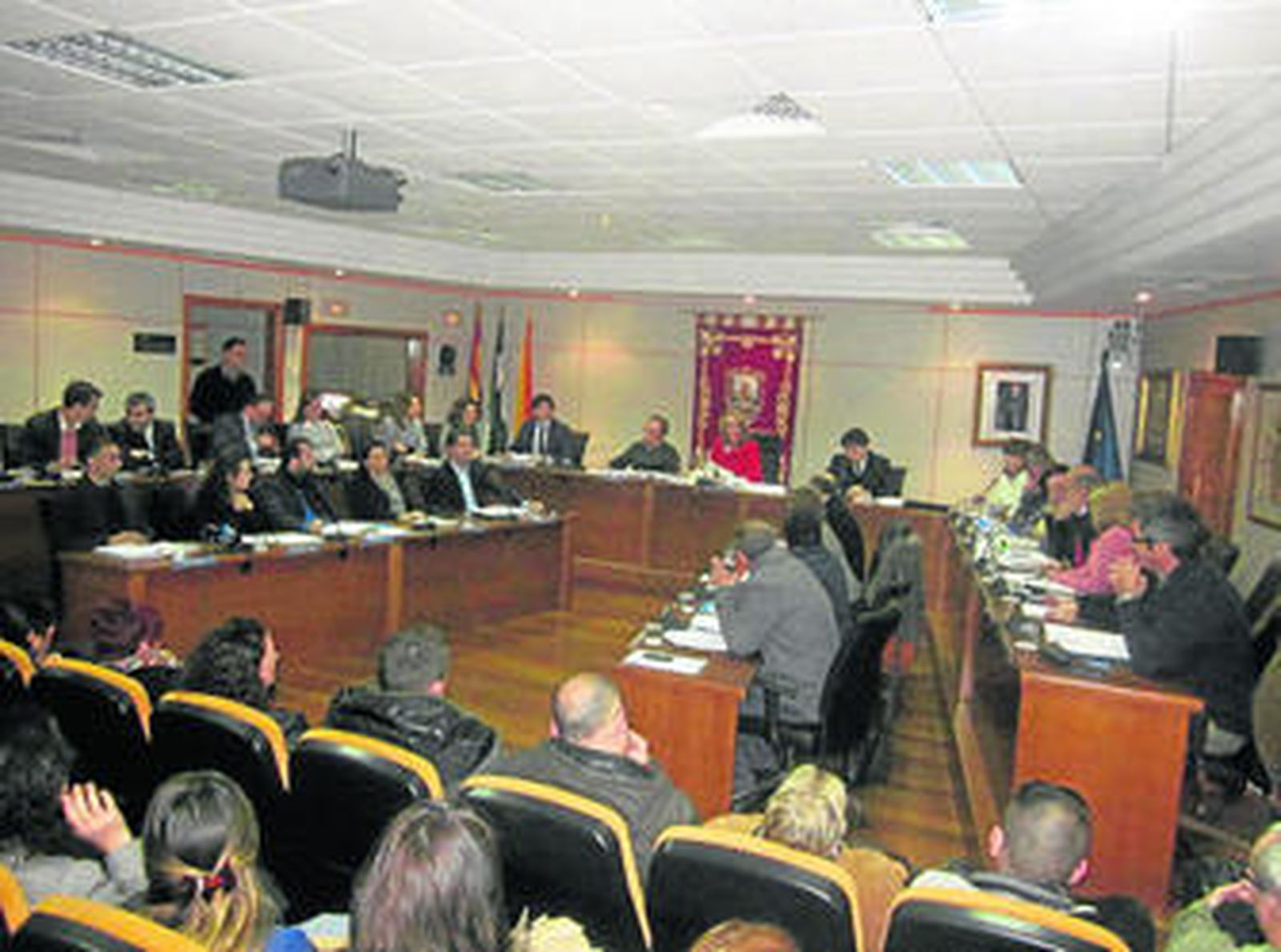 Imagen del Plen o celebrado ayer en Benalmádena.