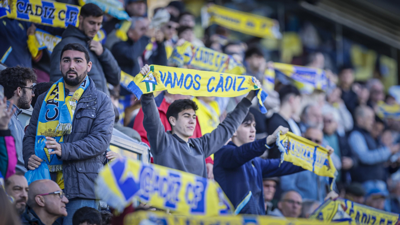 Partido de fútbol Cádiz CF - RC Celta.
