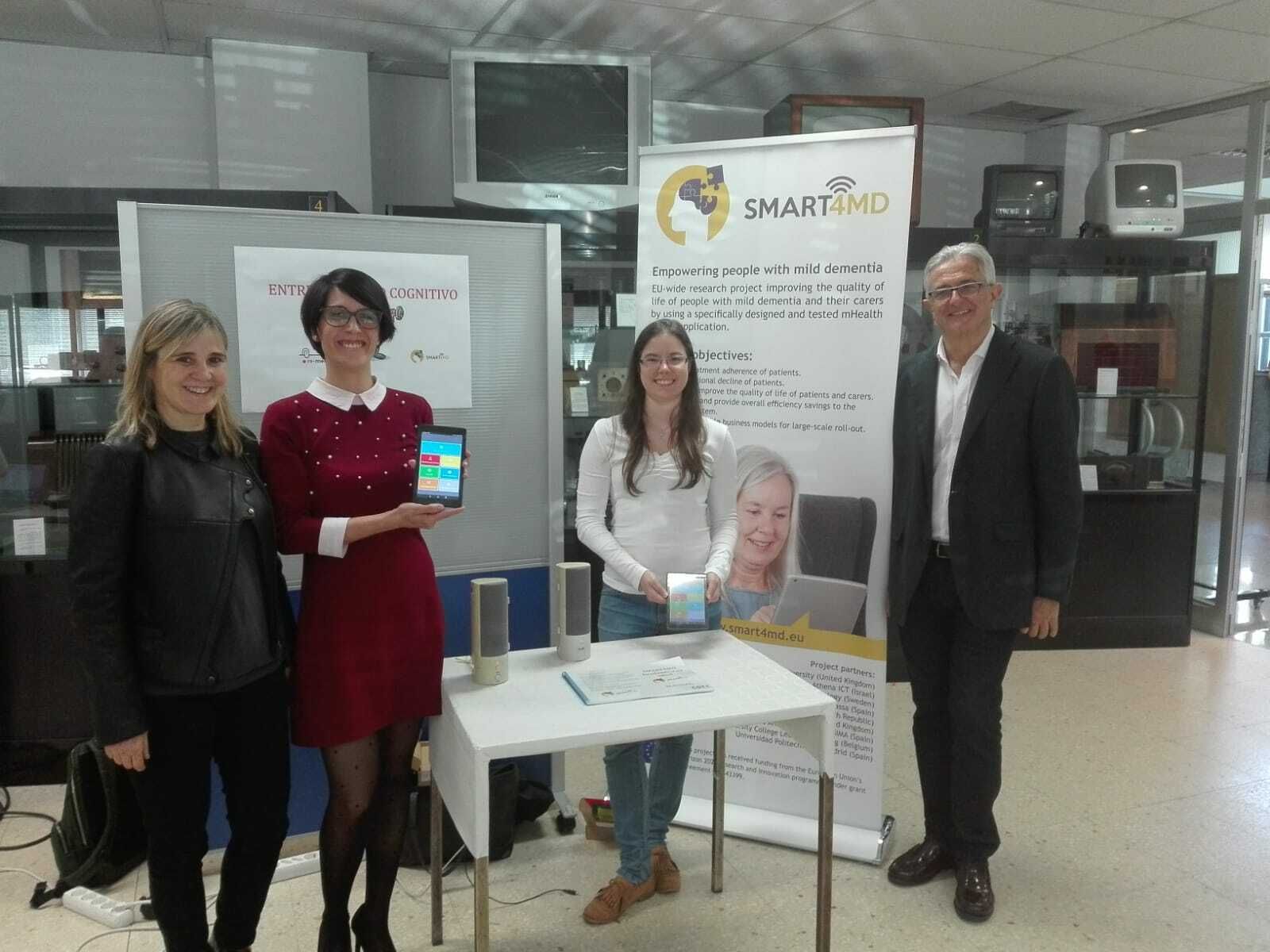 Presentación de la 'app' para pacientes con demencia leve.