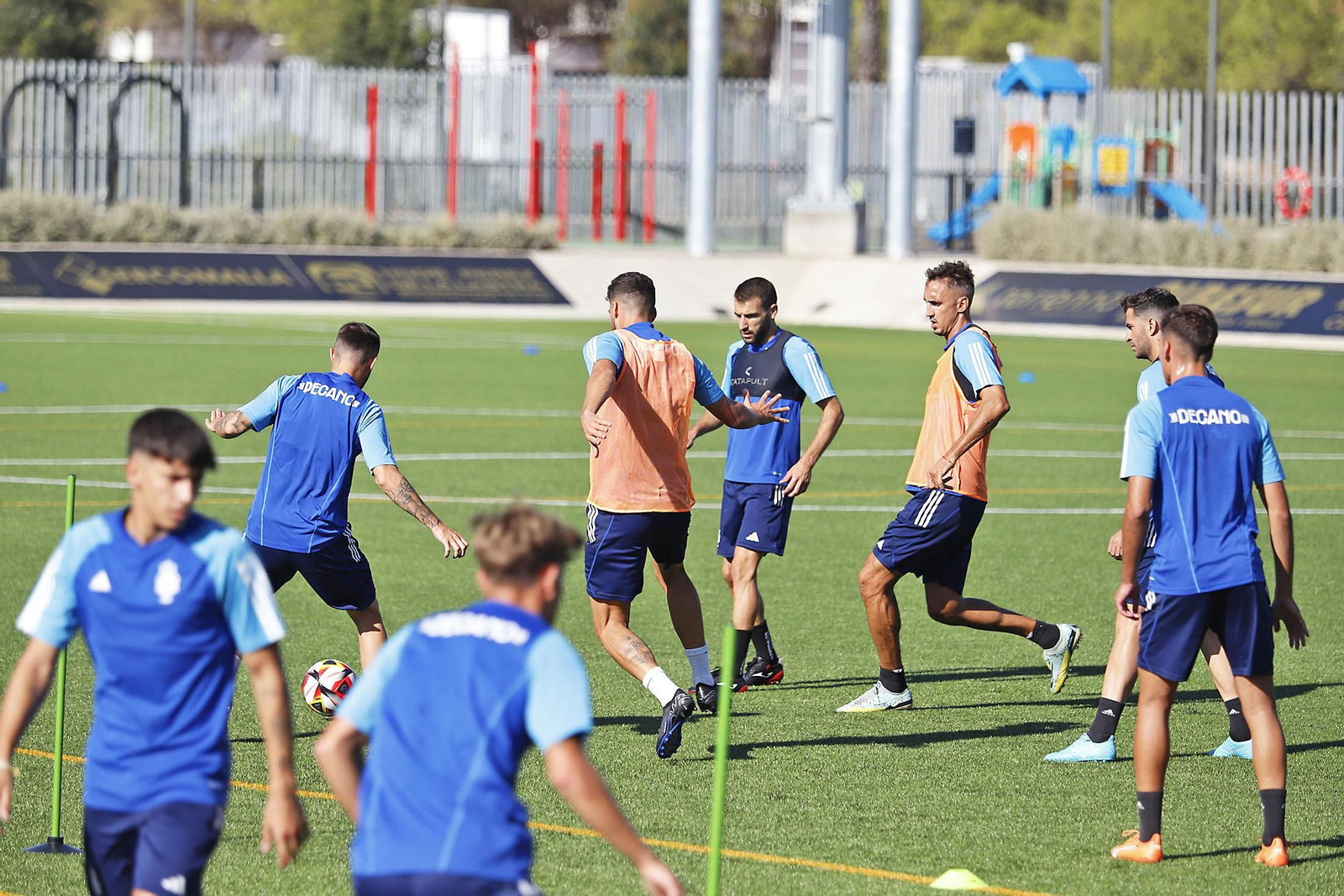 Imágenes del entrenamiento del Recreativo de Huelva