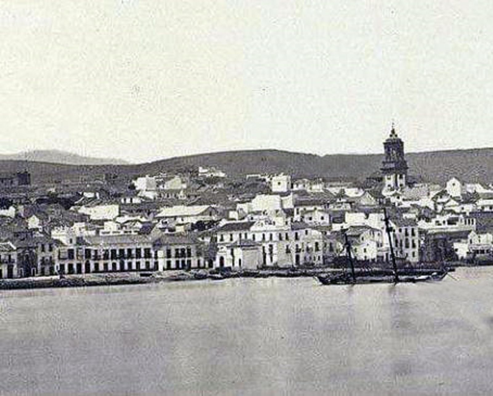 Una vista de Algeciras de la época.