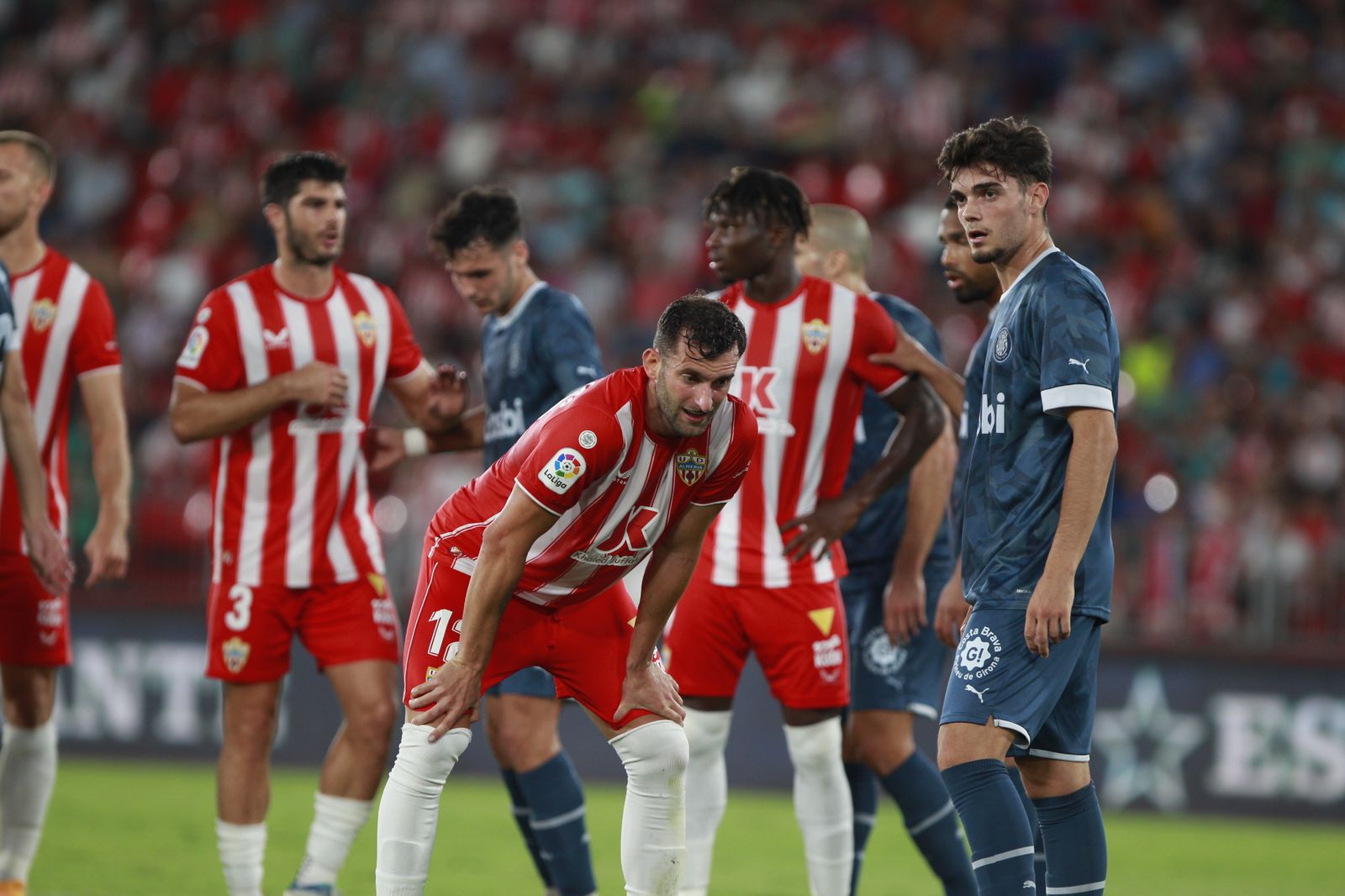 Imágenes del partido de fútbol U.D. Almería-Girona F.C.