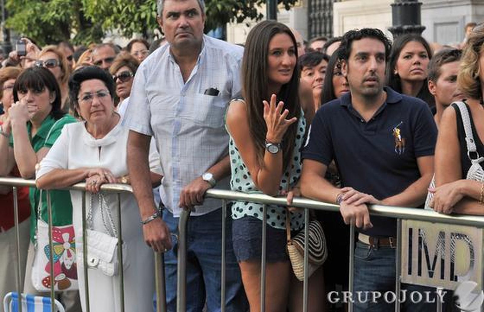Los devotos de la virgen. 

Foto: Juan Carlos Vázquez