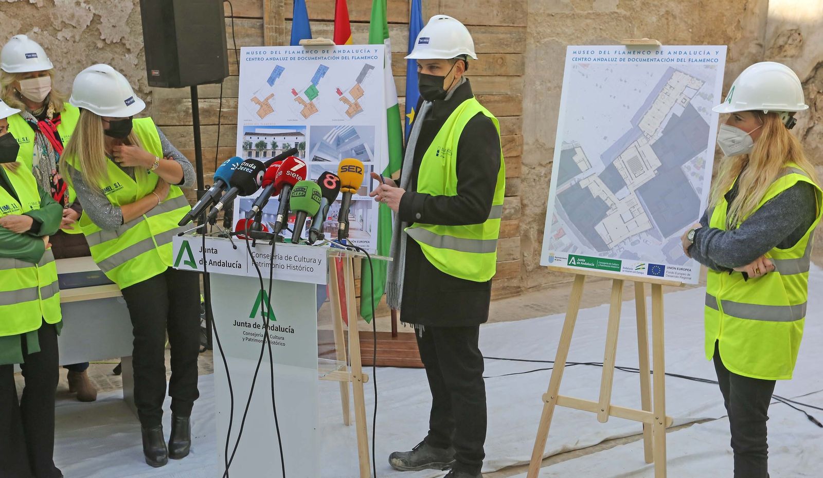 Primera piedra del futuro museo del Flamenco en Jerez