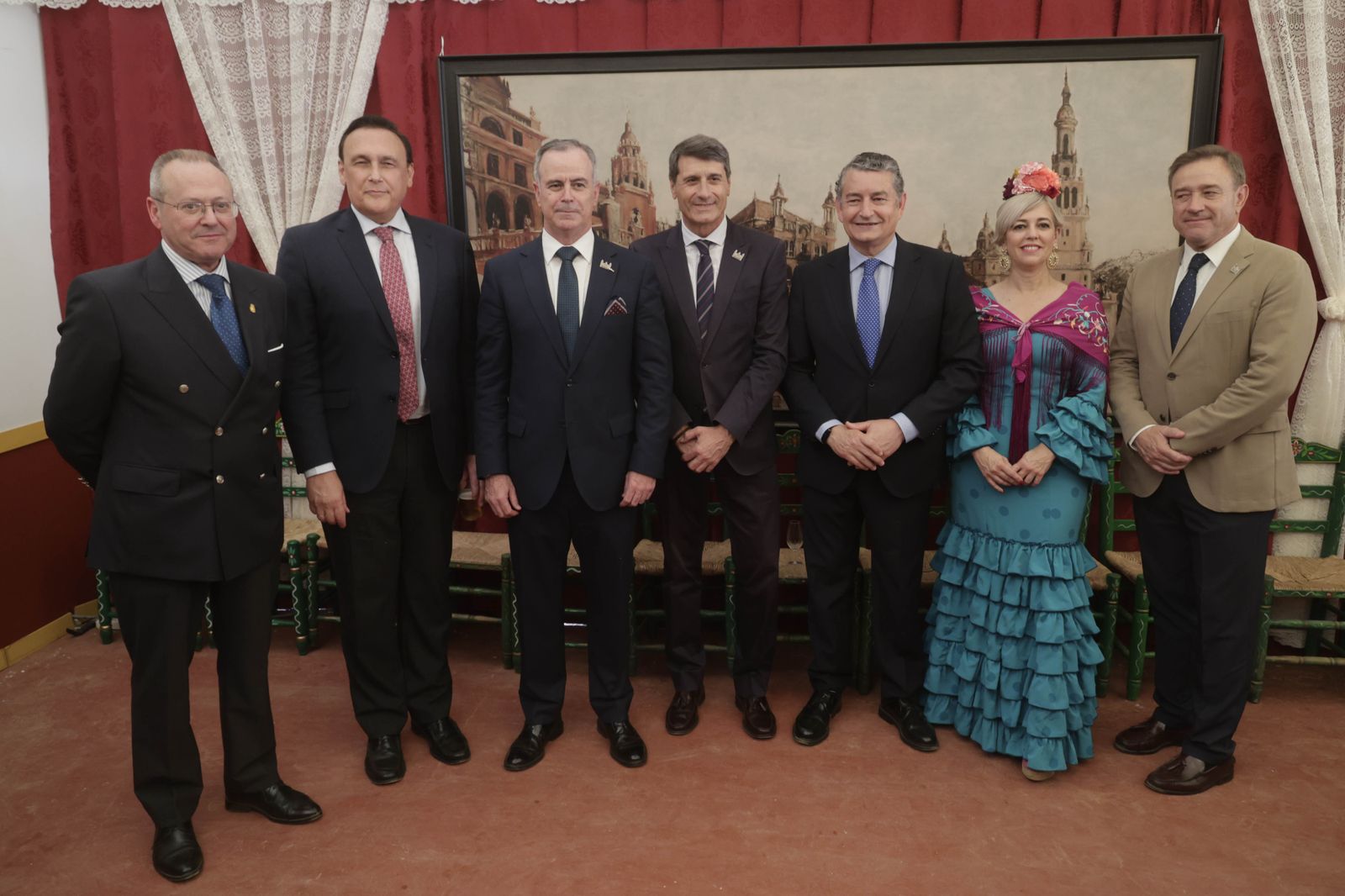 Andrés Garrido, José Carlos Gómez, Carlos Melero Claudio, Pedro Fernández, Antonio Sanz, Isabel Mayo y Alfonso Rodríguez Castillo.