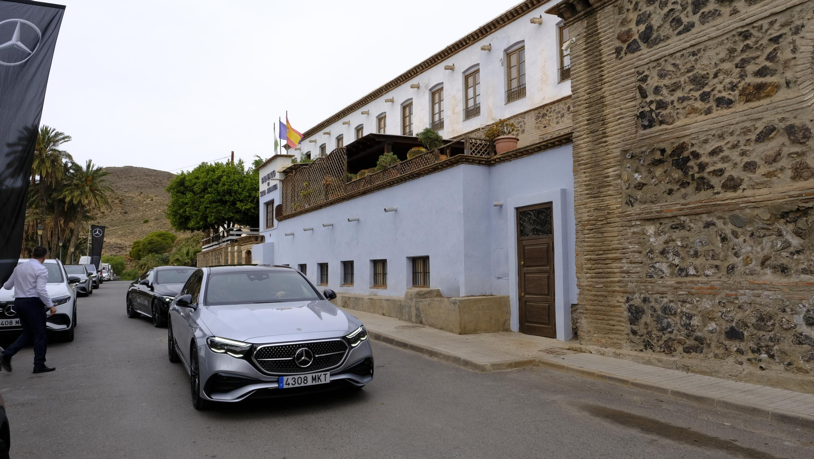 imágenes de la presentación de los nuevos Mercedes-Benz eléctricos, en SAVERES Huércal de Almería