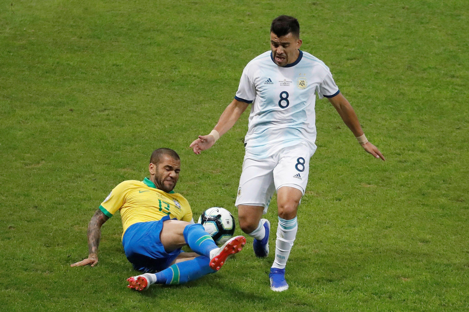 Las imágenes del Brasil-Argentina de la semifinal de la Copa América
