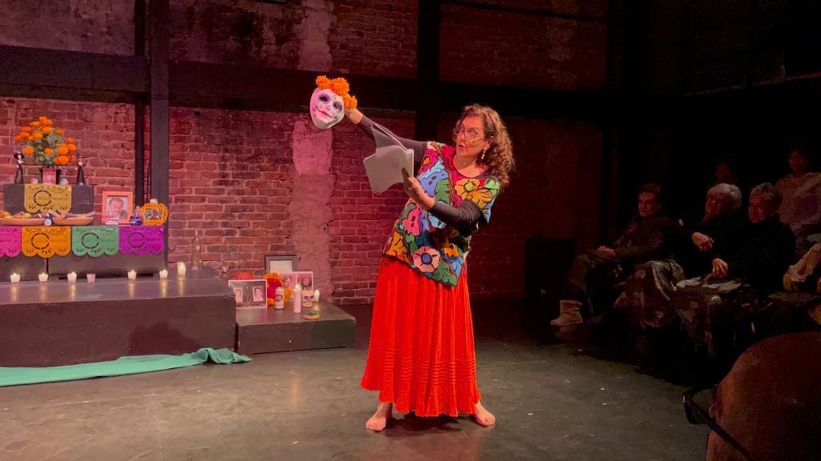 Representación de Mictecacihuatl.