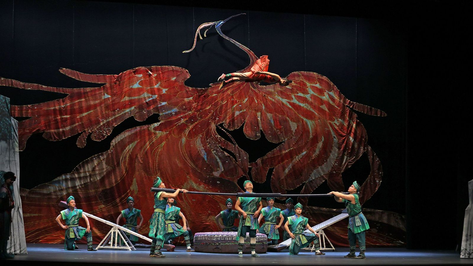 Imágenes del 'Gran Circo Acrobático de China' en el Teatro Villamarta