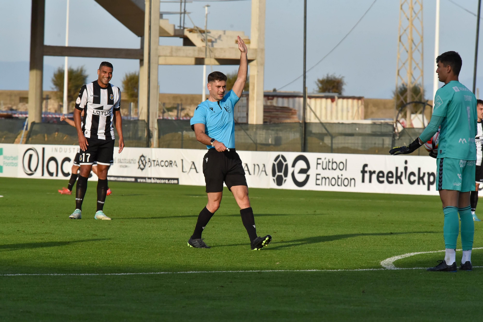 El madrileño Muñoz Moreno, durante el Balona-UCAM
