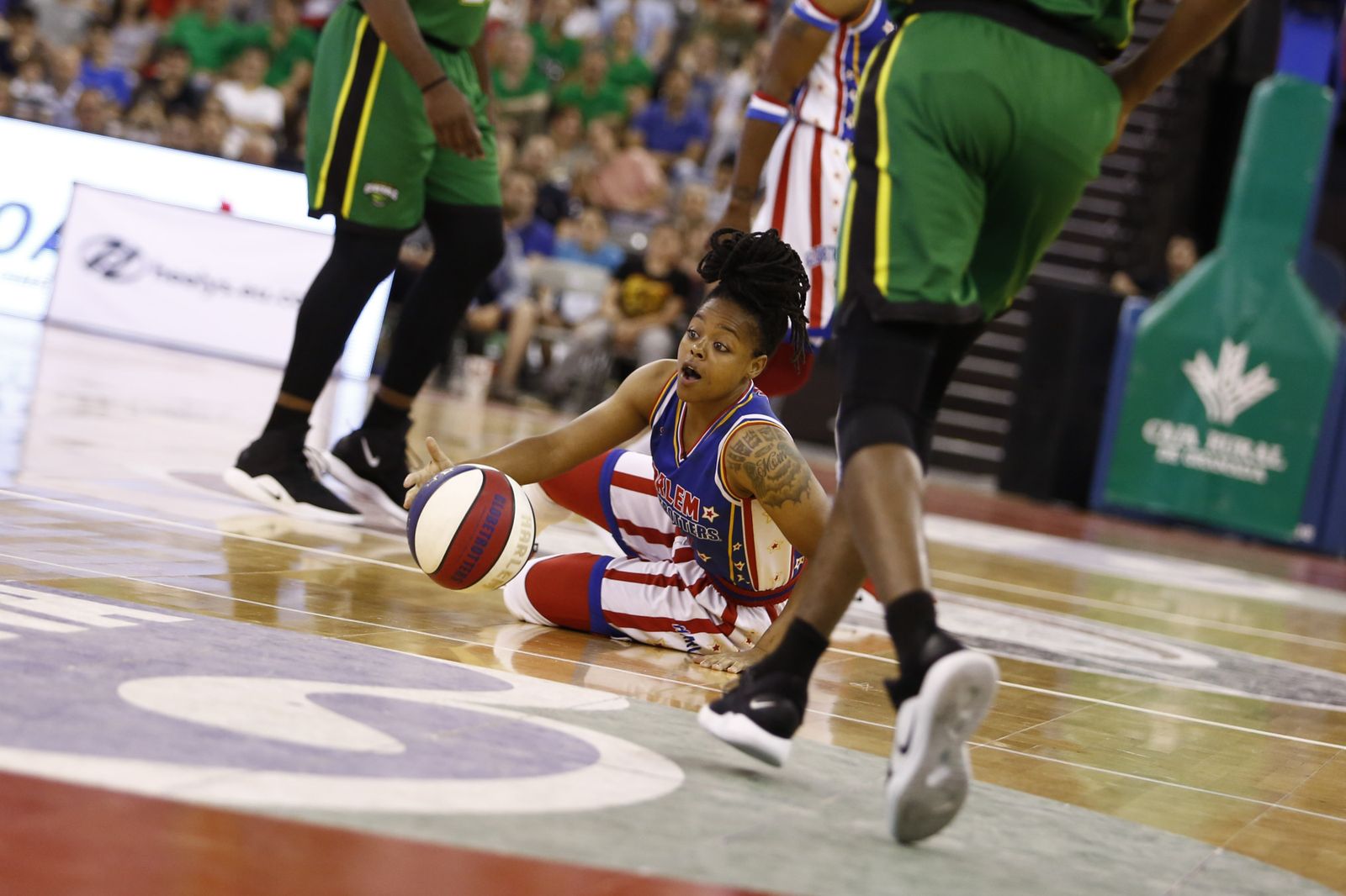 El espectáculo de los Globetrotters inunda el Palacio de Deportes