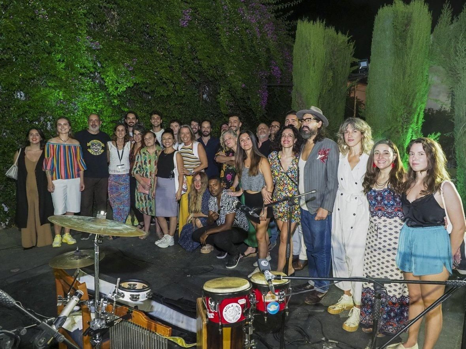 Los artistas becados de la Fudnación Artdecor.