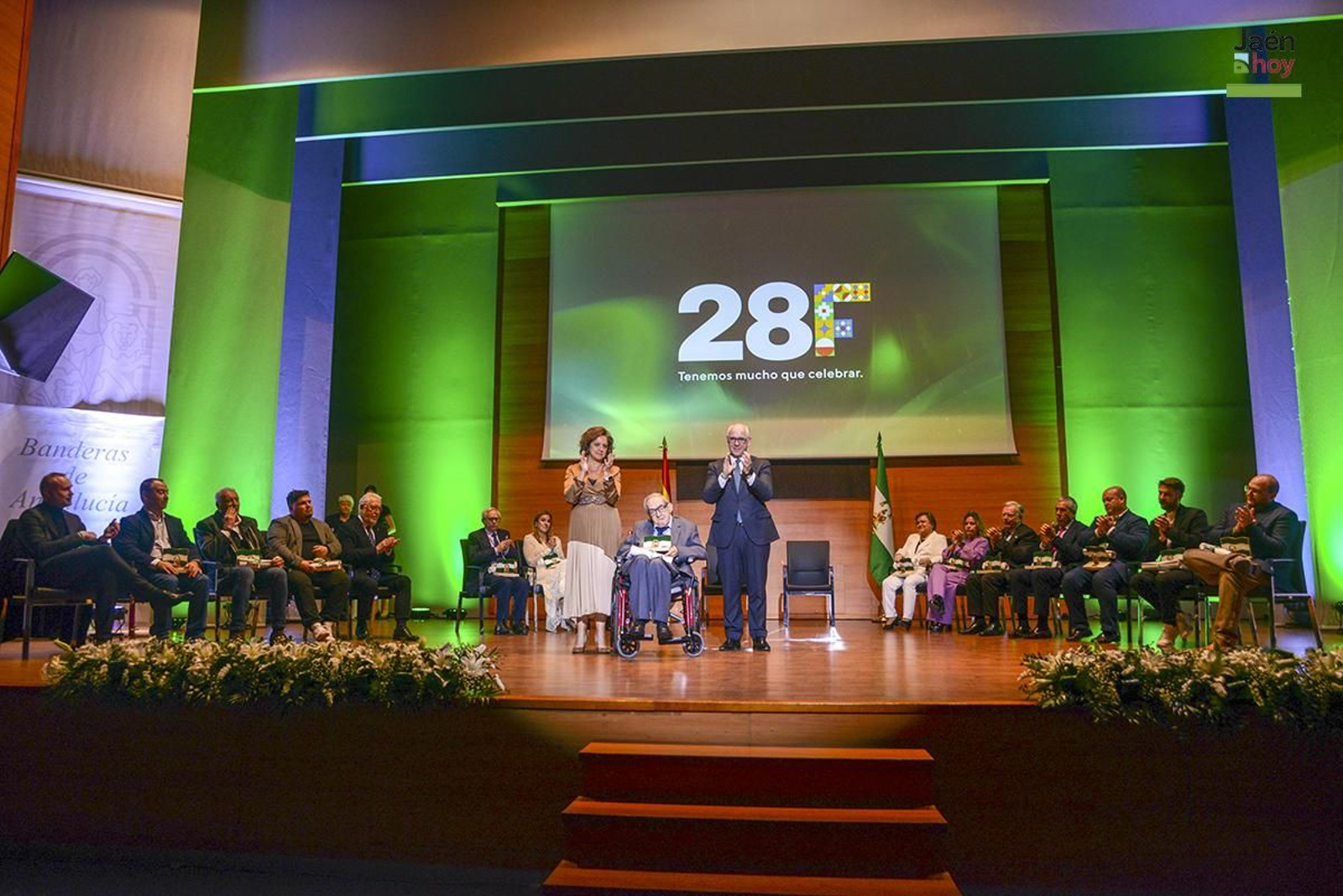 Así se ha vivido la entrega de las Banderas de Andalucía de la provincia de Jaén