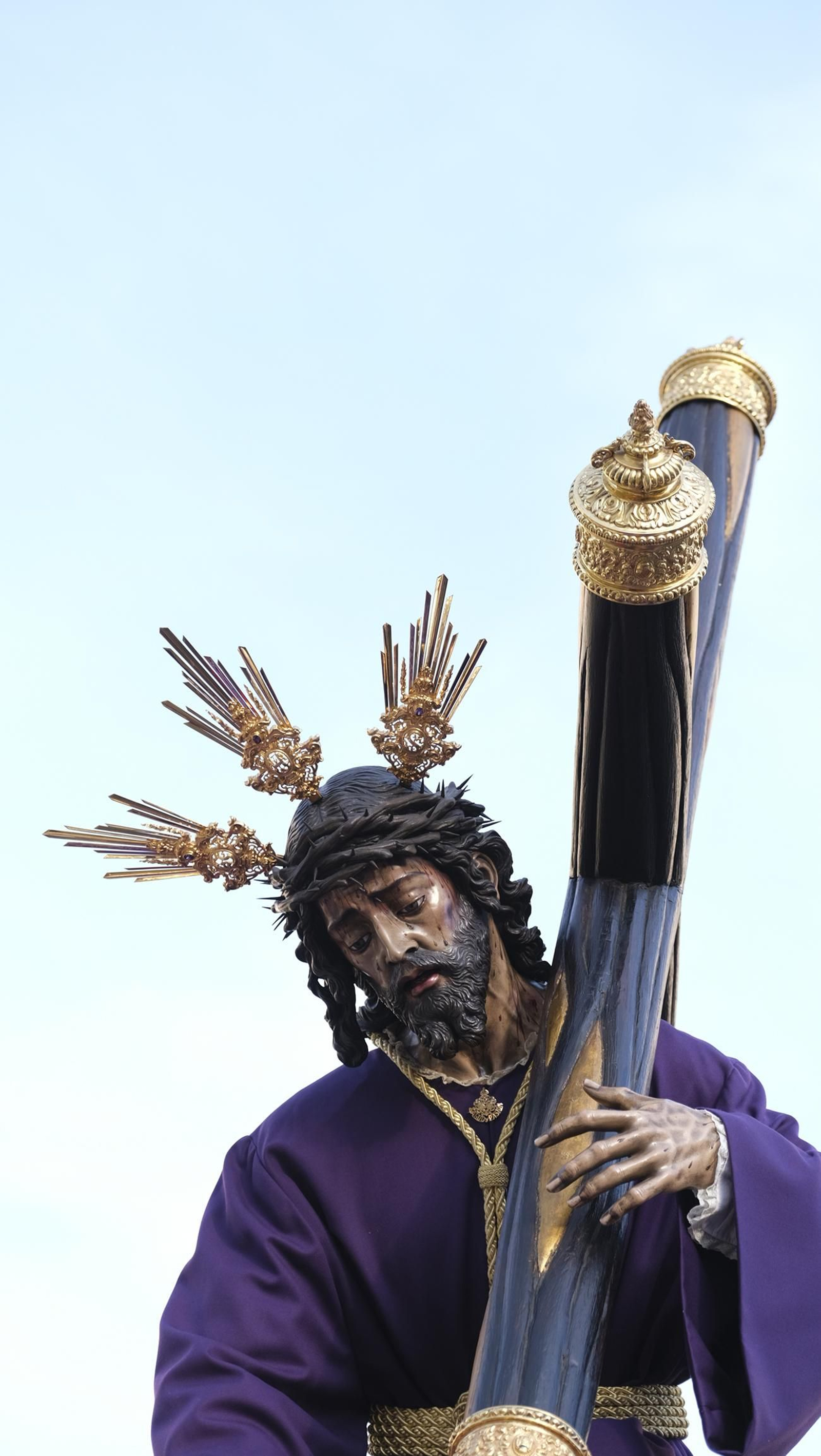 La procesión de Pasión en Almería, en imágenes