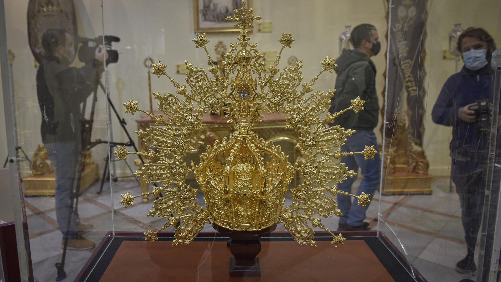 Algunas de las piezas que se pueden ver en la exposición de la Lanzada.