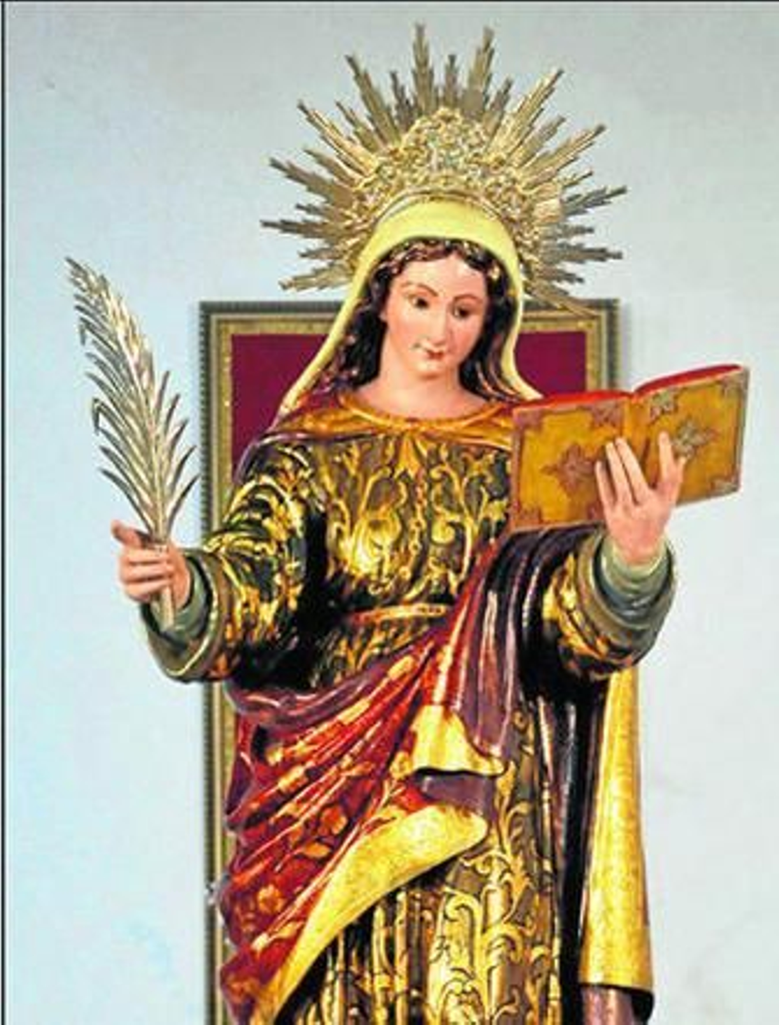 Imagen de Santa Marina tras la restauración.