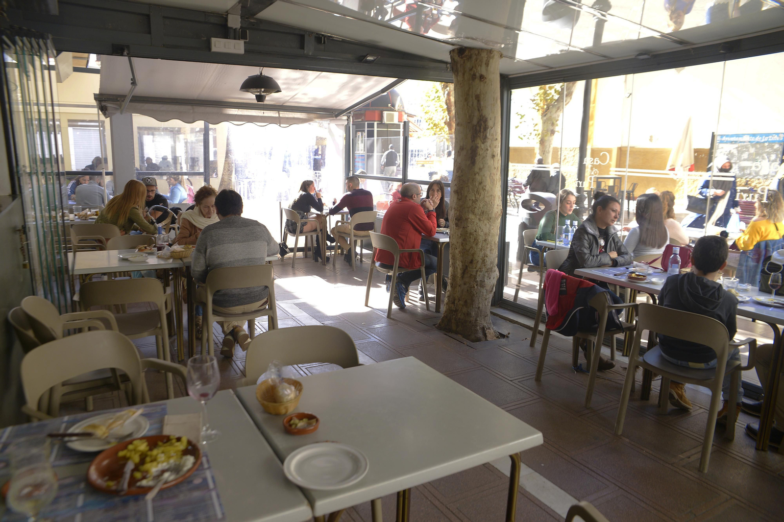 Fotos de ambiente de las calles en La Línea