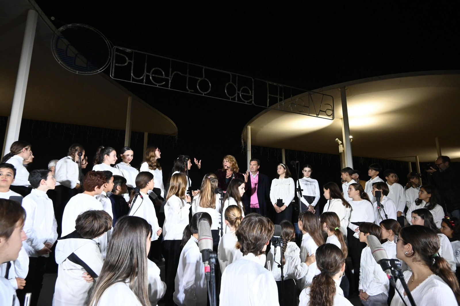 Fotos de la Inauguración del alumbrado del Puerto en Huelva